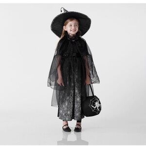 Pottery Barn Kids Glow in the Dark Size 7-8 Girls Witch Costume with Hat